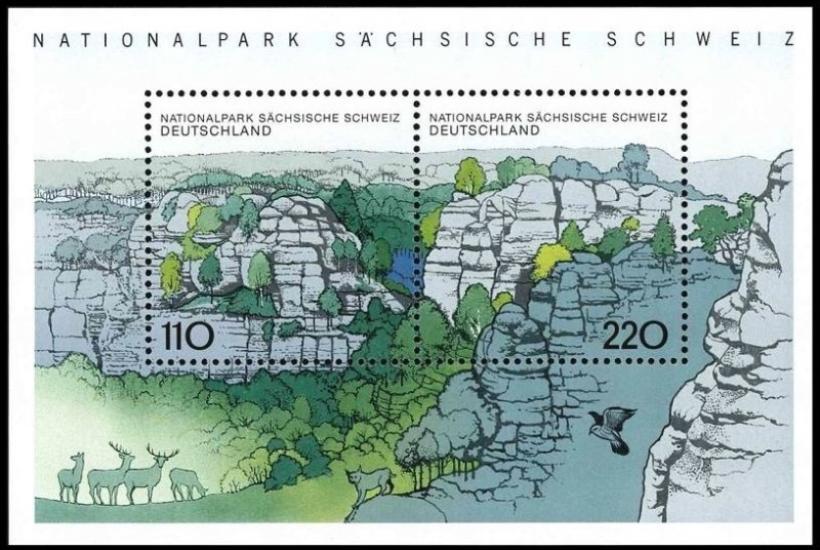 ALMANYA 1998 Saksonya İsviçre Milli Parkı