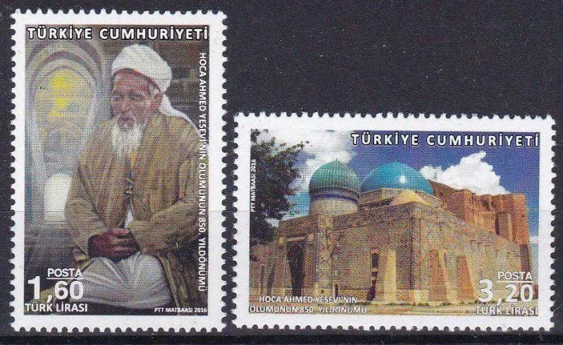  2016 HOCA AHMED YESEVİ’NİN ÖLÜMÜNÜN 850.YILDÖNÜMÜ MNH
