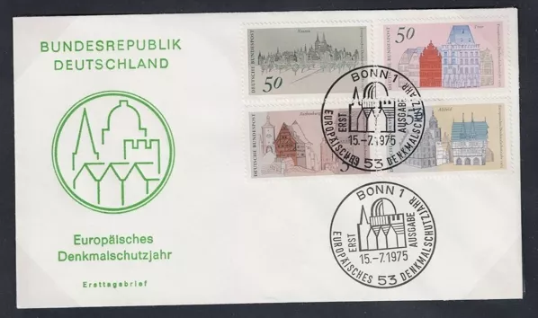Almanya 1975 Avrupa Mimarlık Mirası Yılı FDC