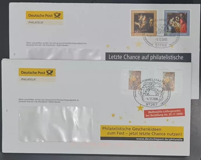 Weihnachten 2005 Philatelie Zarfı – Deutsche Post Euskirchen