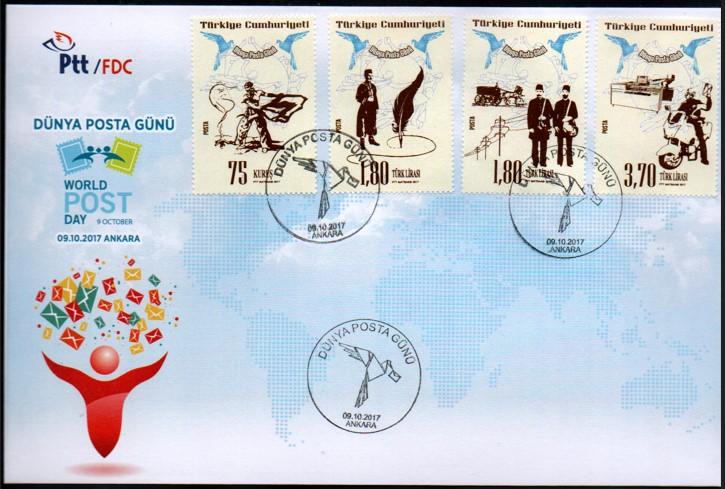 2017 DÜNYA POSTA GÜNÜ FDC