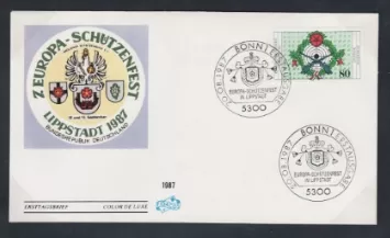 Almanya 1987 Avrupa Atıcılık Festivali, Lippstadt FDC