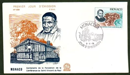 Monako 1976 Vincent-de-Paul Konferansı, FDC