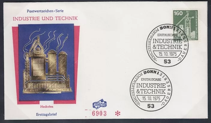 Almanya 1975 Endüstri teknolojisi yüksek fırın FDC