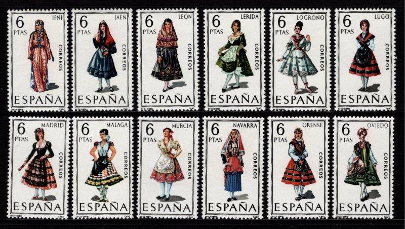 İSPANYA 1969 Kostümler, geleneksel giysileri