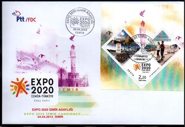 2013 EXPO 2020 İZMİR ADAYLIĞI FDC