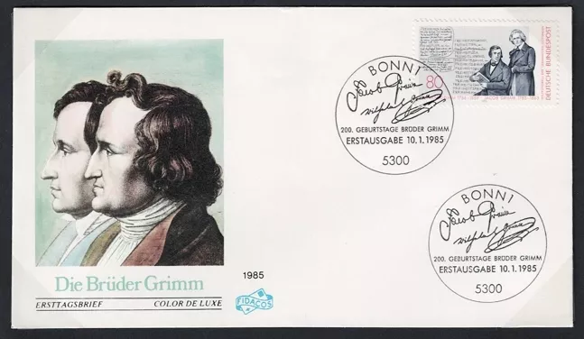 1985 Almanya Grimm Kardeşler’in 200. doğum yılı FDC