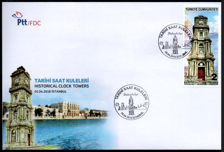 2018 TARİHİ SAAT KULELERİ FDC