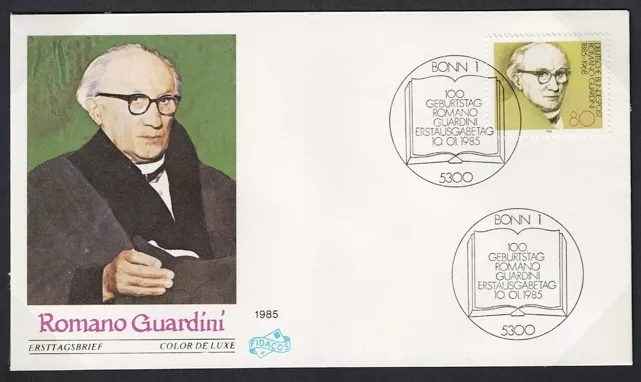 1985 Almanya Romano Guardini’nin 100. doğum yılı FDC