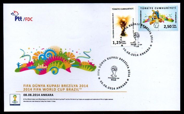 2014 FIFA DÜNYA KUPASI BREZİLYA FDC