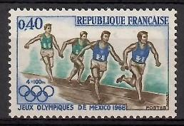 FRANSA 1968 Olimpiyat Oyunları, Meksika
