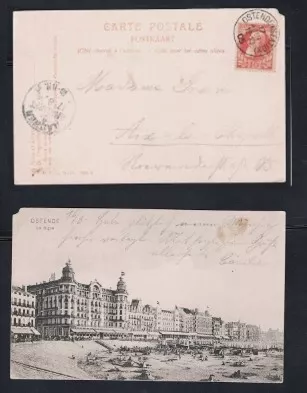 Ostende Kartpostalı: Belçika Sahillerinden Postadan Geçmiş Nostaljik Hatıra”