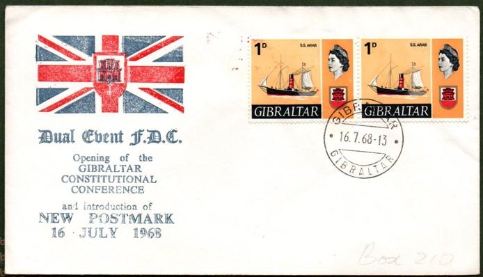 Gibraltar 1968 Anayasa Konferansı FDC