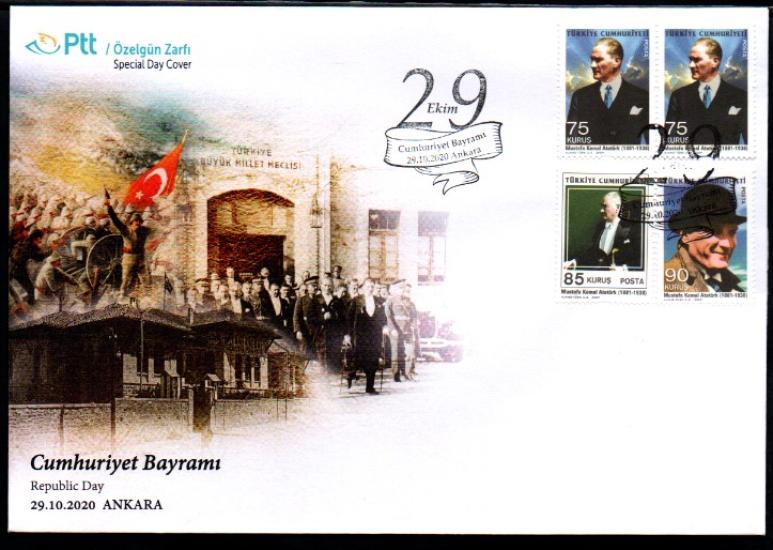 2020 CUMHURİYET BAYRAMI ÖZEL GÜN ZARFI