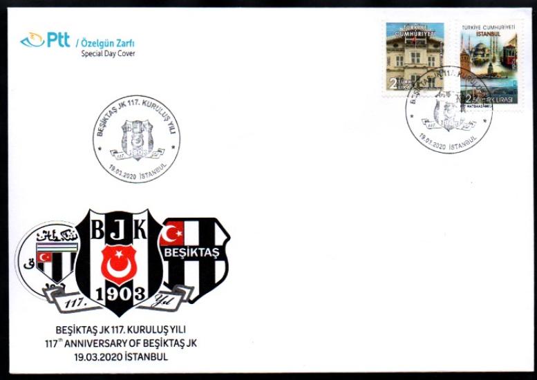 2020 Beşiktaş JK 117. Kuruluş Yılı ÖZEL GÜN ZARFI