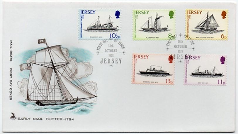1978 Jersey FDC ’Posta Gemileri’ FDC