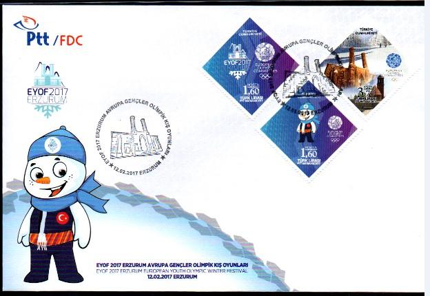 2017 EYOF ERZURUM AVRUPA GENÇLER OLİMPİK KIŞ OYUNLARI FDC