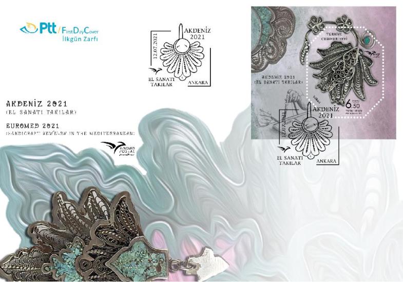 2021 AKDENİZ EL SANATI TAKILAR FDC