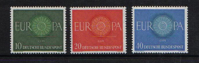 1960 ALMANYA EUROPA CEPT