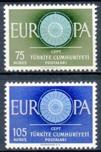 1960 TÜRKİYE EUROPA CEPT