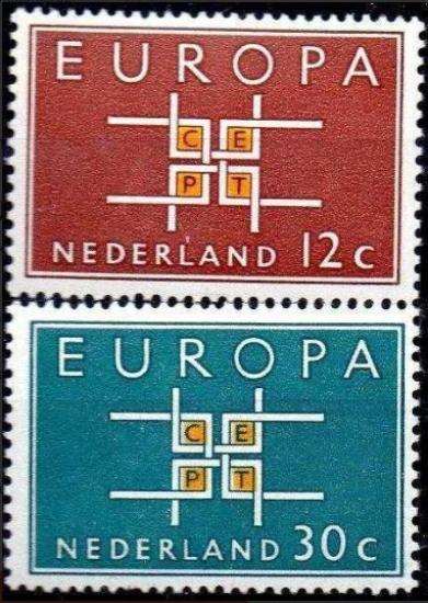 1963 Hollanda Europa Cept,
