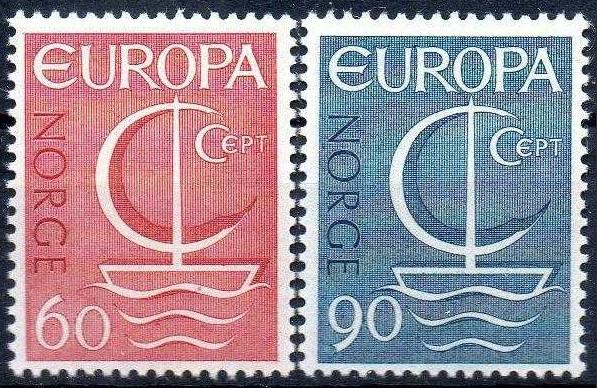 1966 NORVEÇ EUROPA CEPT