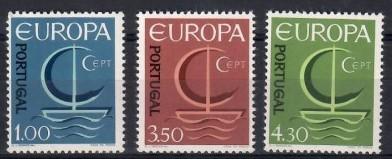 1966 PORTEKİZ EUROPA CEPT, 1966 Portugal Europa Cept