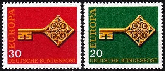1968 ALMANYA EUROPA CEPT