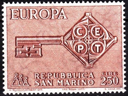 1968 SAN MARİNO EUROPA CEPT