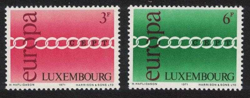 1971 LÜKSEMBURG EUROPA CEPT