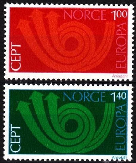 1973 NORVEÇ EUROPA CEPT