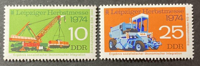 ALMANYA DDR 1974 LEİPZİGER SONBAHAR FUARI