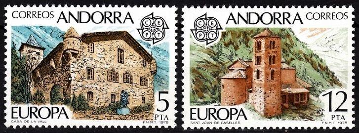 1978 ANDORRA İSPANYA UROPA CEPT