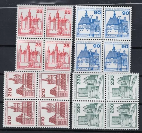 ALMANYA BERLİN 1978 Kaleler ve Saraylar 4’lü Blok
