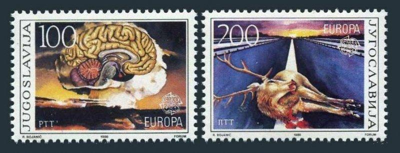 1986 YUGOSLAVYA EUROPA CEPT MNH