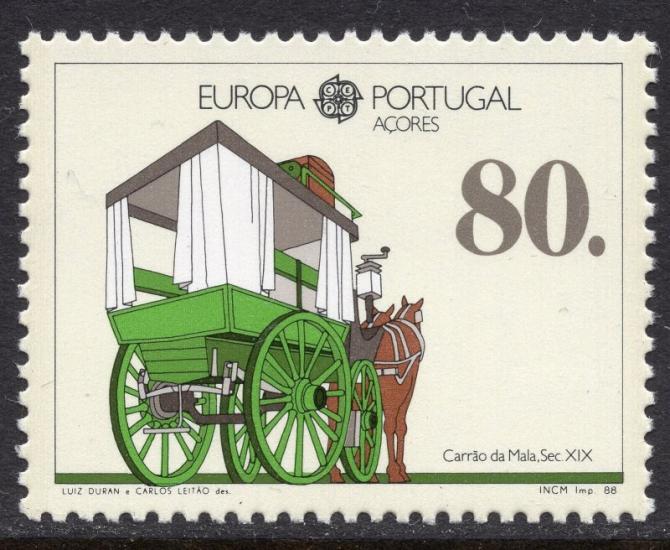 1988 Portekiz Azor Cept, 1988 Portugal Azory cept,