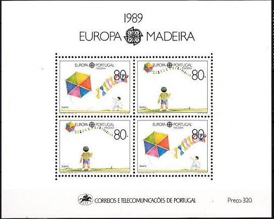 1989 PORTEKİZ MADEIRA EUROPA CEPT - Çocuk Oyunları