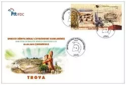 2018 UNESCO DÜNYA MİRAS LİSTESİNDEKİ ESERLER TROYA FDC