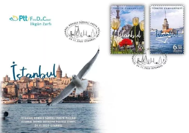 2020 İSTANBUL KONULU SÜREKLİ POSTA PULLARI FDC