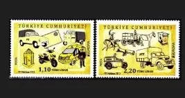 2013 EUROPA CEPT POSTA ARABALARI MNH