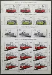 2022 NOSTALJİK ULAŞIM ARAÇLARI MNH KLEINBOGEN TABAKA