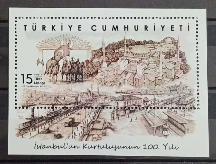 2023 İSTANBULUN KURTULUŞUNUN 100. YILI MNH BLOK