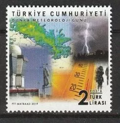 2019 DÜNYA METEOROLOJİ GÜNÜ MNH