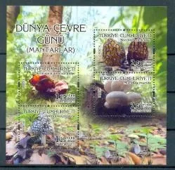 2015 DÜNYA ÇEVRE GÜNÜ MANTARLAR ANMA BLOĞU MNH