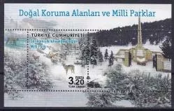 2016 DOĞAL KORUMA ALANLARI VE MİLLİ PARKLAR BLOK MNH