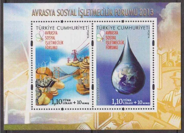 2013 AVRASYA SOSYAL İŞLER FORMU MNH BLOK