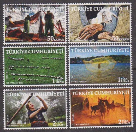 2012 TÜRKİYE’DE TARIM VE İNSAN MNH