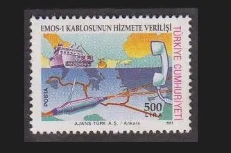 1991 EMOS-I KABLOSUNUN HİZMETE VERİLİŞİ MNH