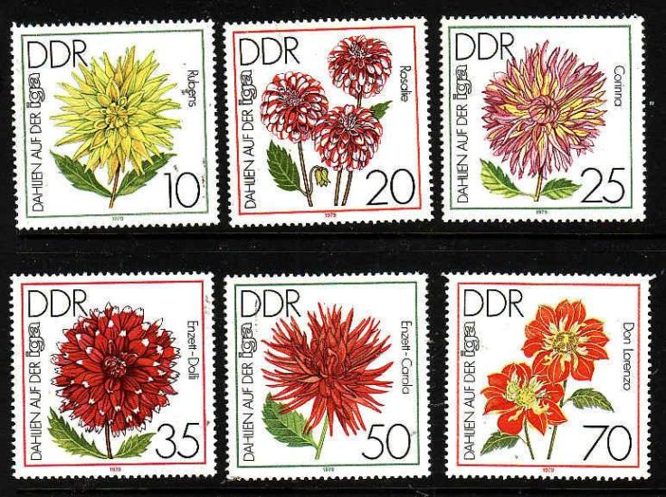  ALMANYA DDR 1979 ÇİÇEKLER