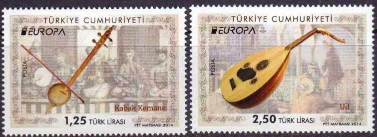 2014 Türkiye Europa Cept, 2014 Türkiye Müzik Aletleri Avrupa Cept